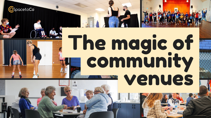 Community venues are MAGIC!