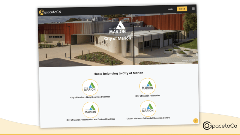 City of Marion Embraces Innovation with SpacetoCo: A New Era of Facility Bookings